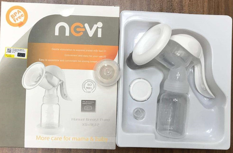 شیردوش دستی Nevi مدل XB-8612 | راحت، سبک و ایمن برای مادران شیرده